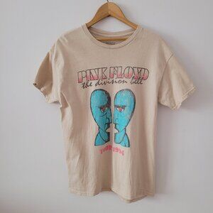 Pink Floyd Reproduction 1994 Tour Unisex Beige T-Shirt-Men's Medium